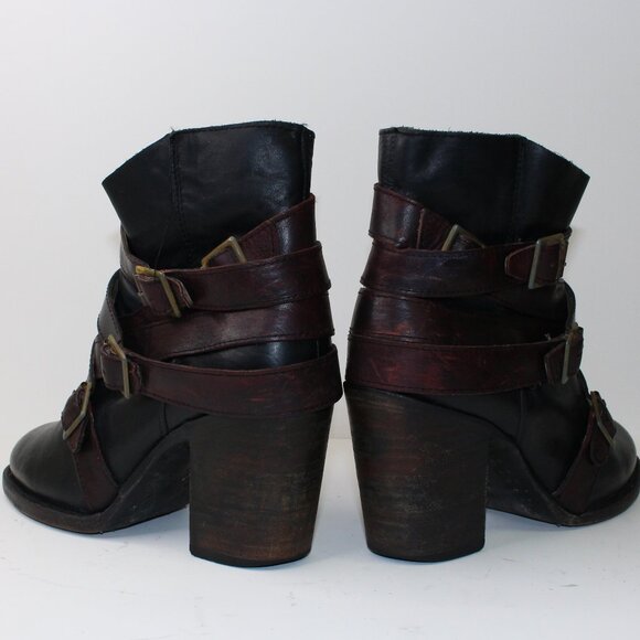 Freebird Hustl Ankle Biker Strap Boots (8 US) - Picture 7 of 10